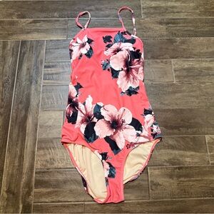 Albion Coral Floral One Piece Swimsuit